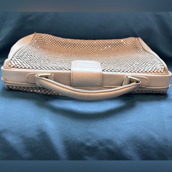 Vintage Whiting and Davis chain metal clutch and purse combo - Picture 4 of 17